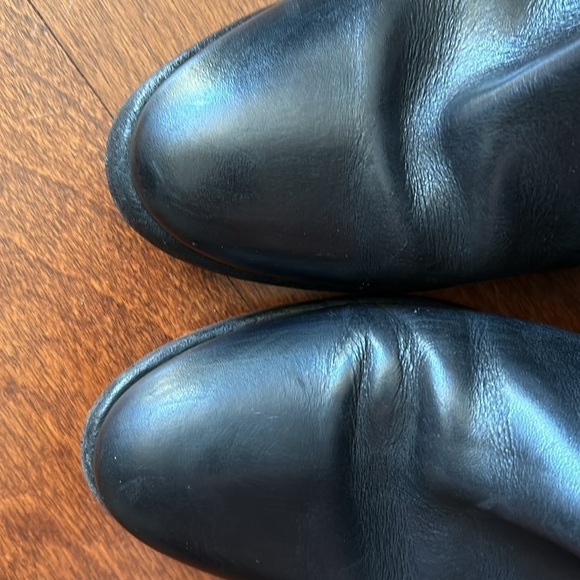 Roberto Del Carlo Black LeatherTall Riding Equestrian Boots, Size US 7.5 EU 37.5 - Picture 3 of 14